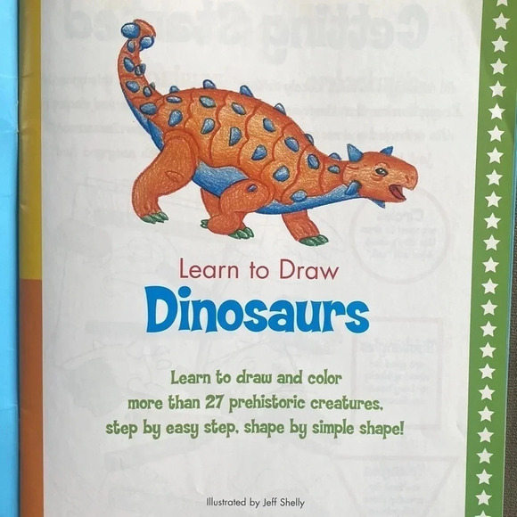 Animal Drawing books dinosaurs sea creatures dogs puppies, cars, trucks set of 4 - Picture 7 of 7